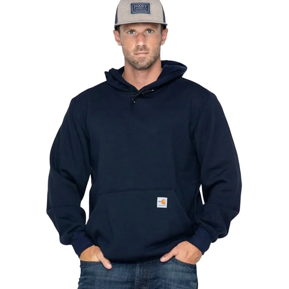 NEW Carhartt FR Flame Resistant Hoodie Sweatshirt! Heavyweight Navy 102907
